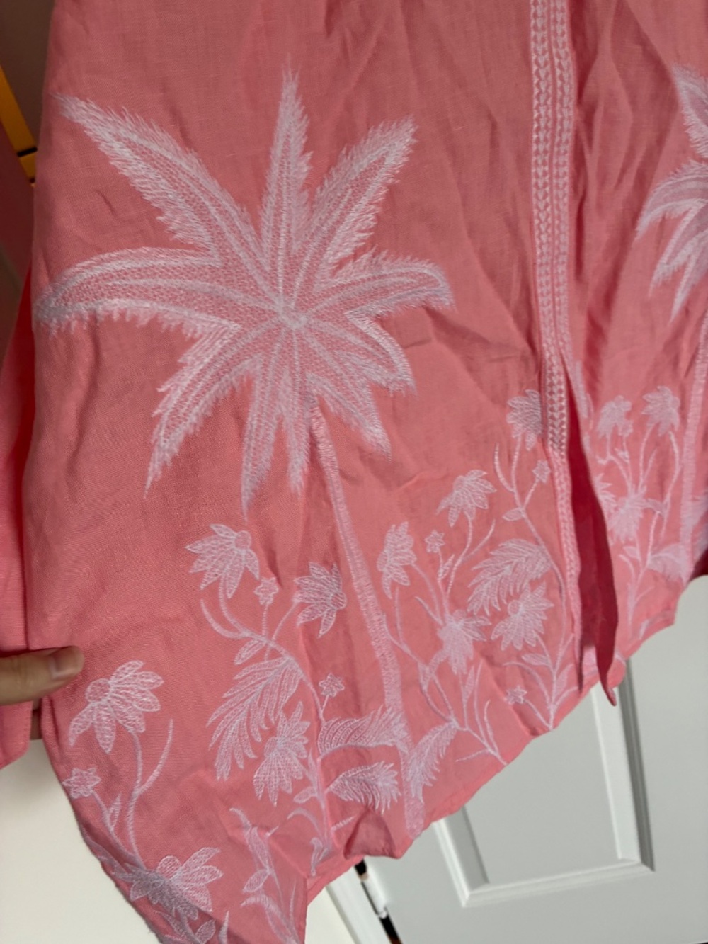 NWT Vineyard Vines Palm Beach pink midi coverup dress M L - Picture 4 of 12